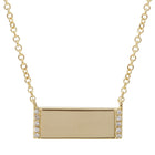 Engravable Bar Pendant.
