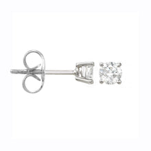 Diamond Stud Earrings 3/8 Carat.