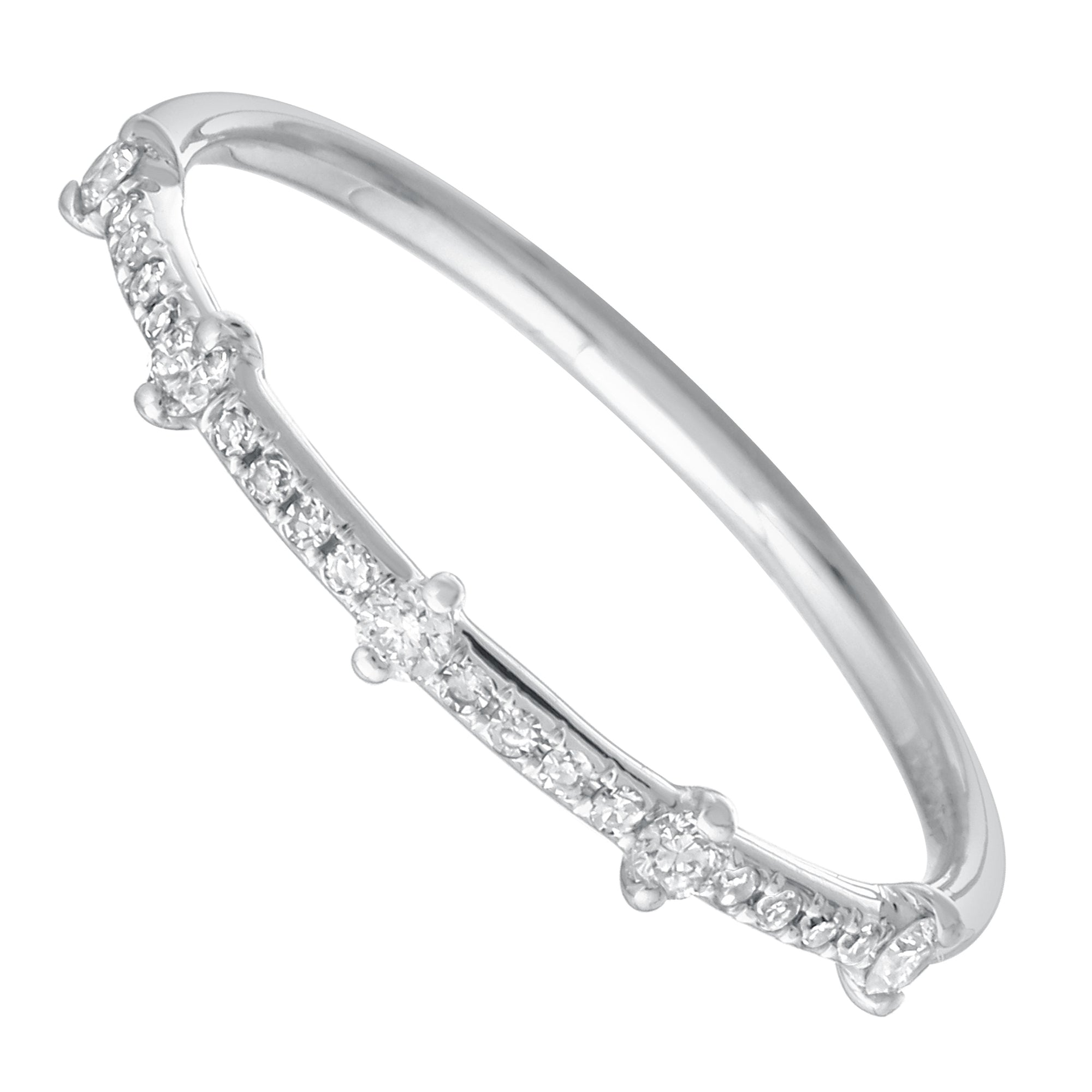 Lab Diamond Stack Ring.