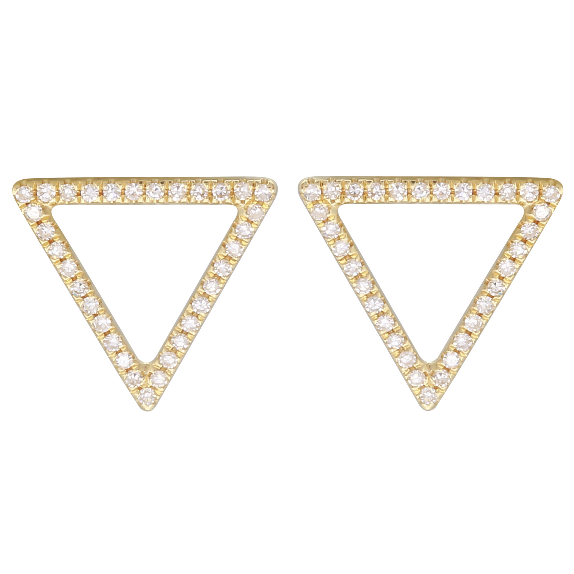 Open Triangle Studs.