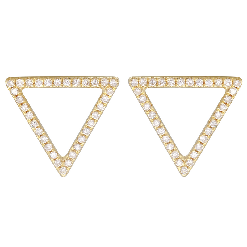 Open Triangle Studs.