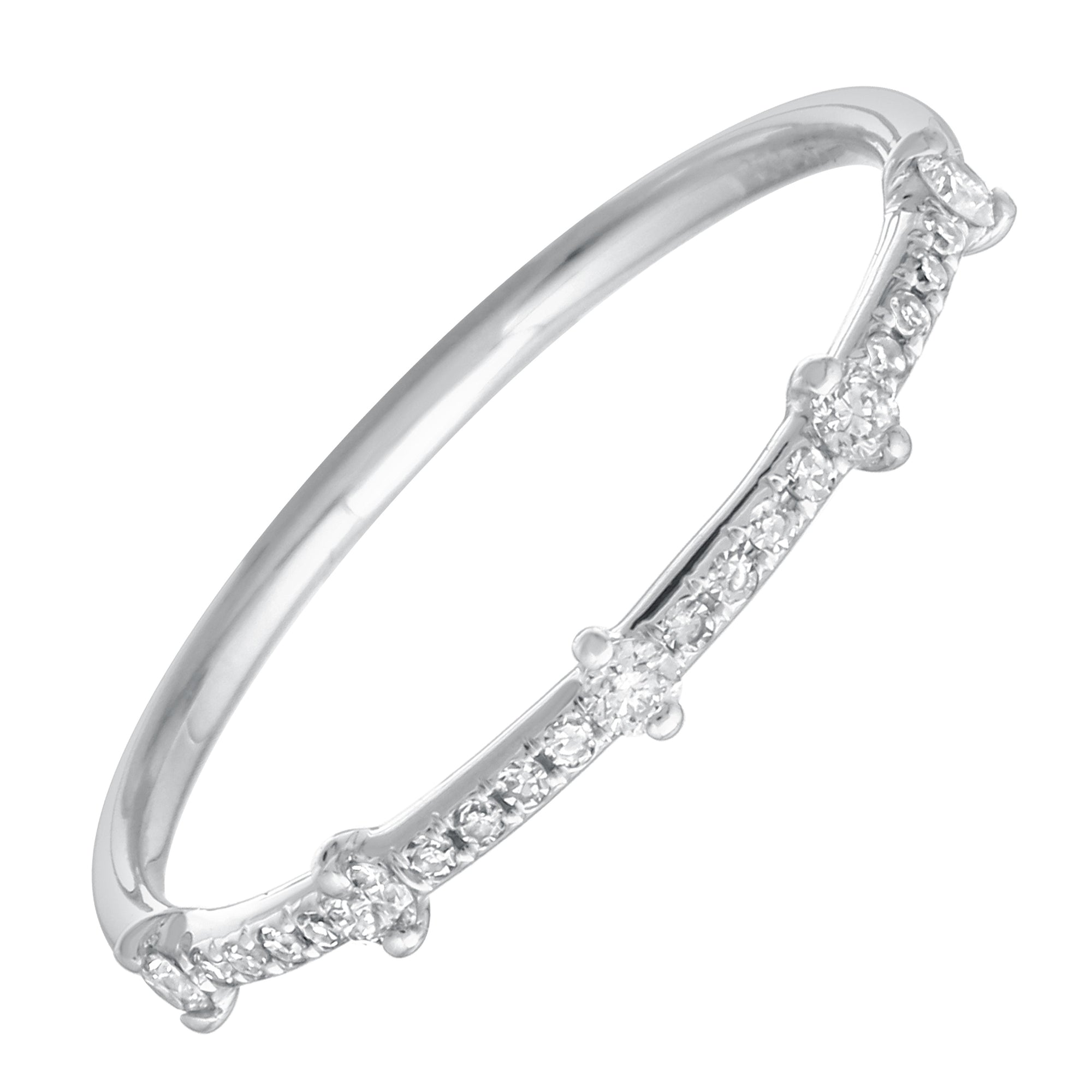 Lab Diamond Stack Ring.