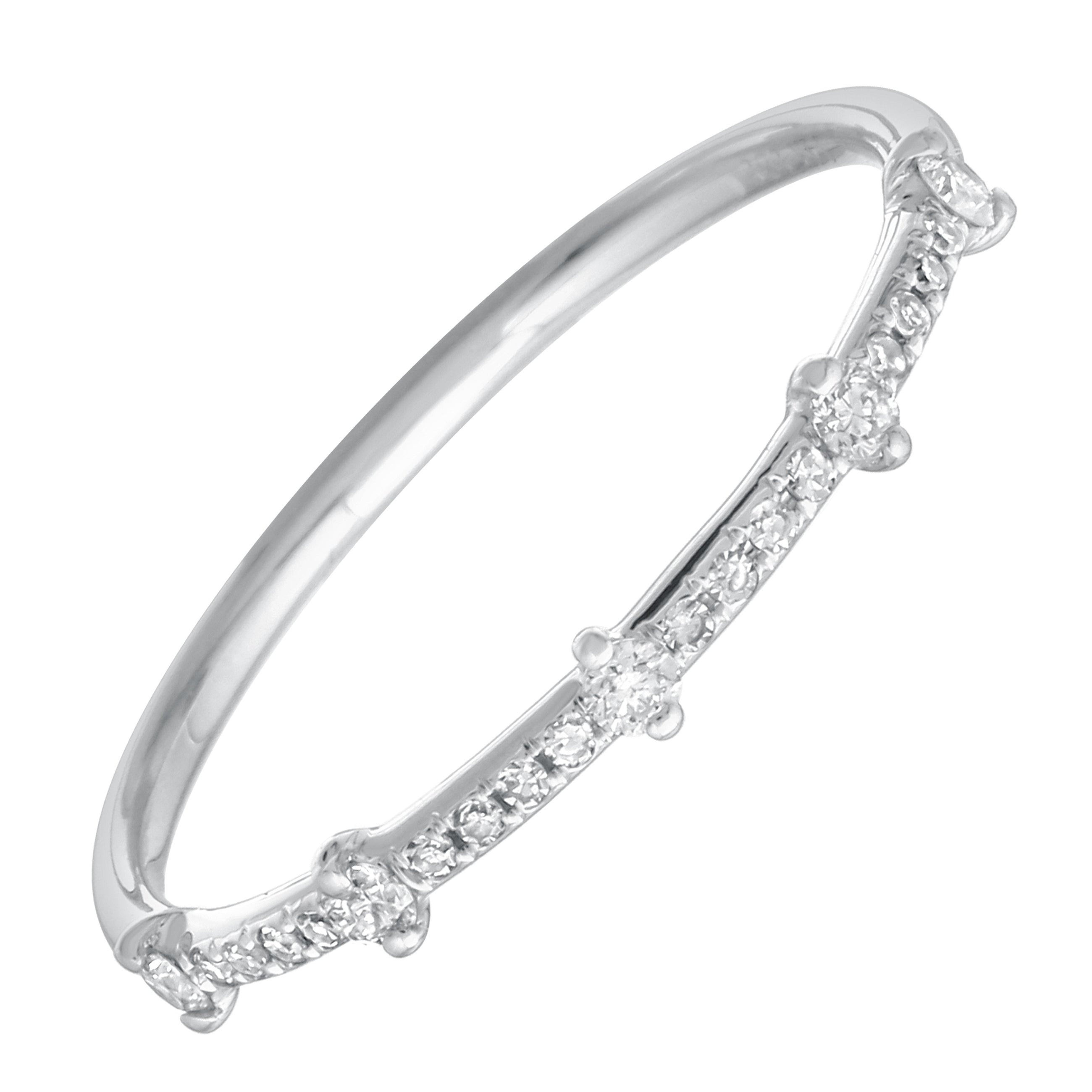 Lab Diamond Stack Ring.