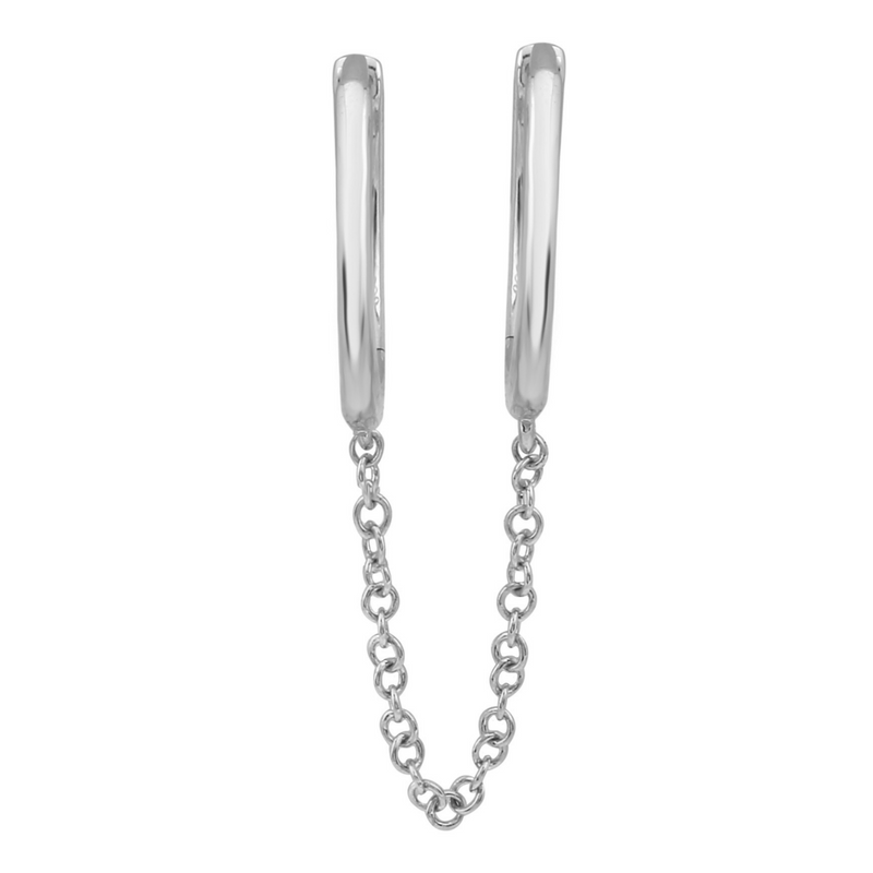 Double Hoop Huggie.