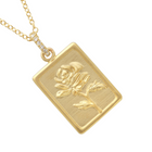 Rose Tag Pendant.