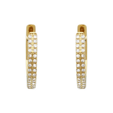 Diamond Octagon Hoops.