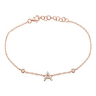 Initial Charm Link Bracelet.