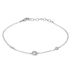 Initial Charm Link Bracelet.
