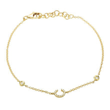Initial Charm Link Bracelet.