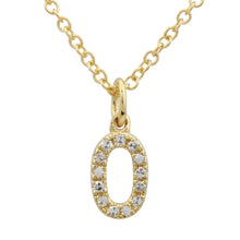 Number Pendant Necklace.