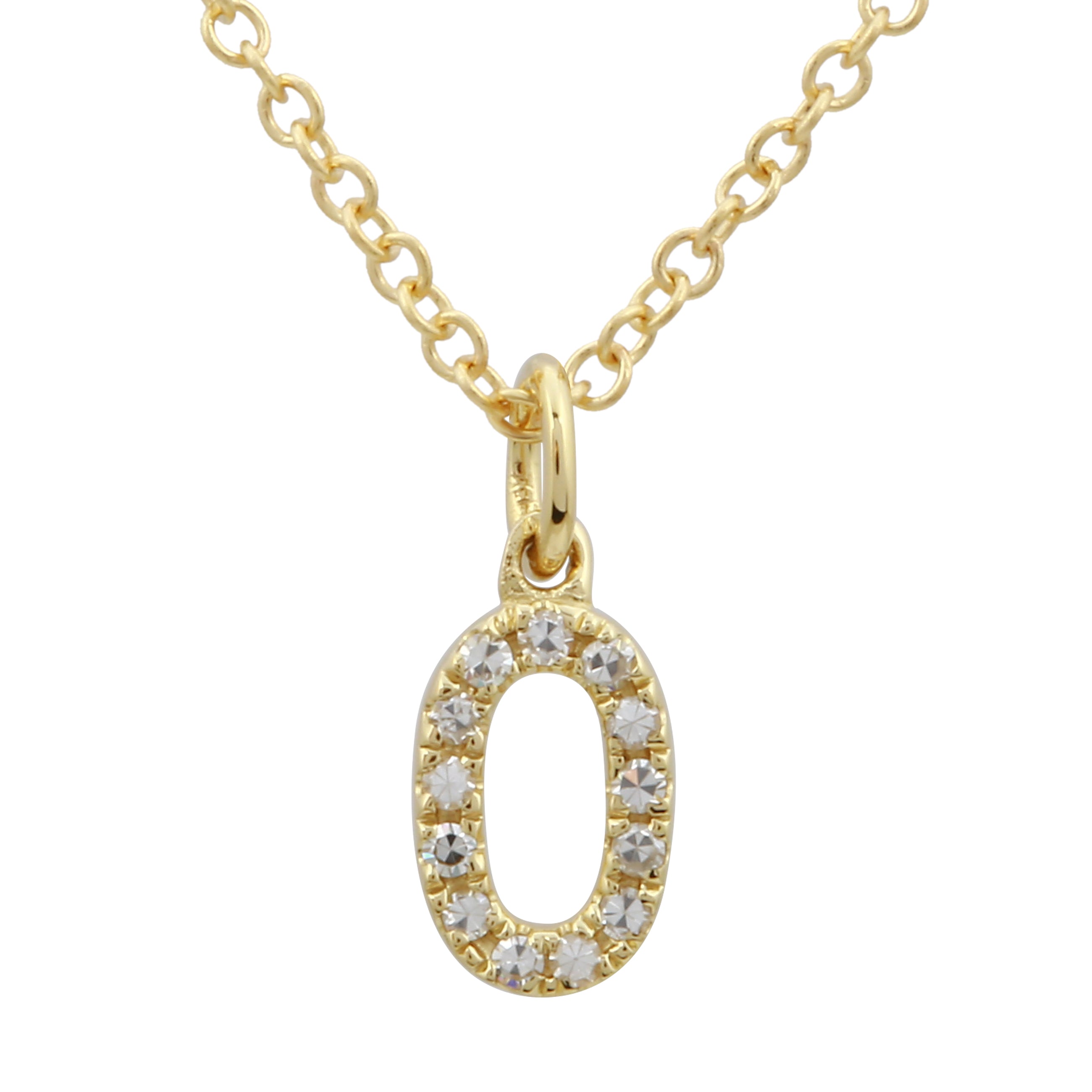 Number Pendant Necklace.