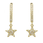 Star Dangle Hoops.