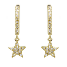 Star Dangle Hoops.