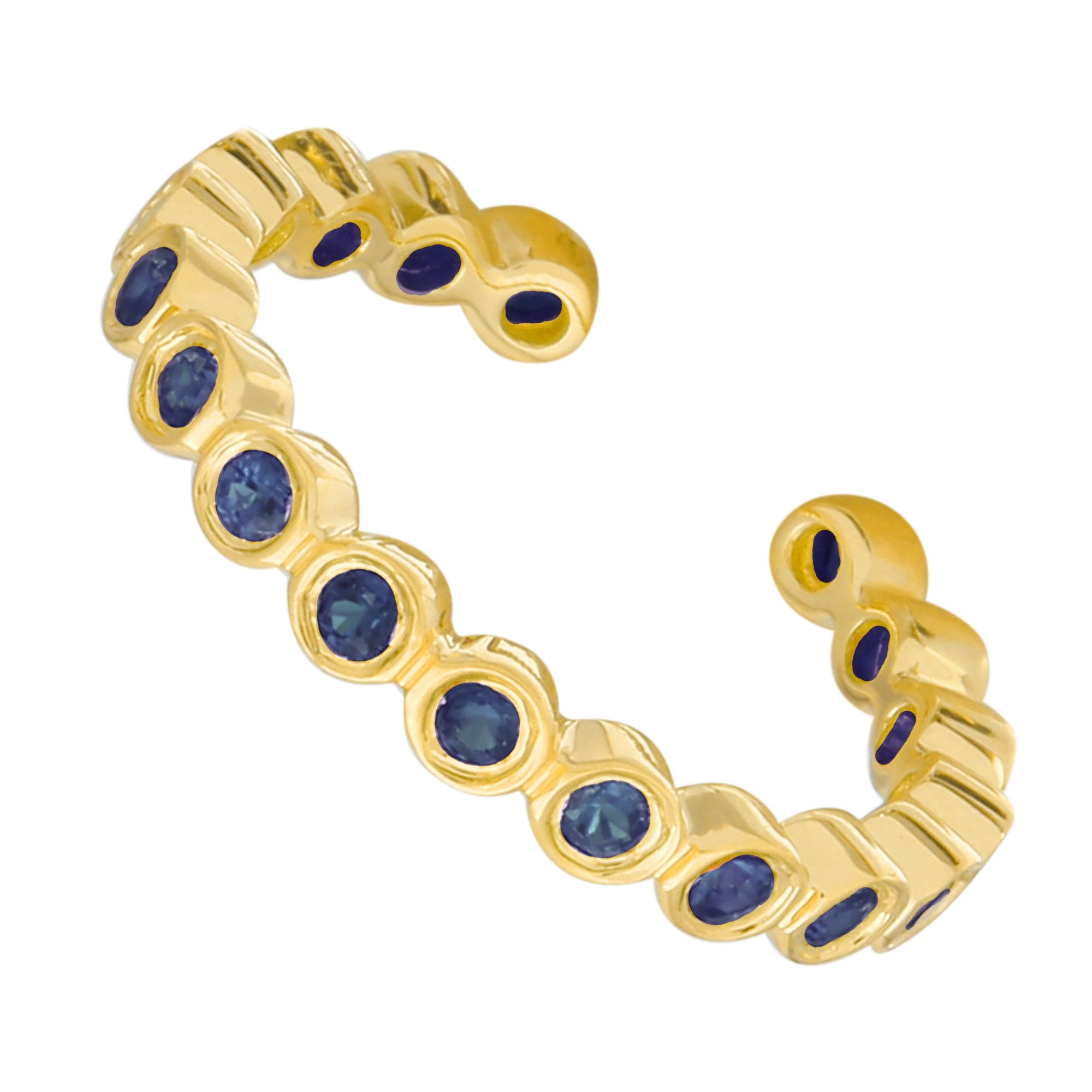 Sapphire Ear Cuff.