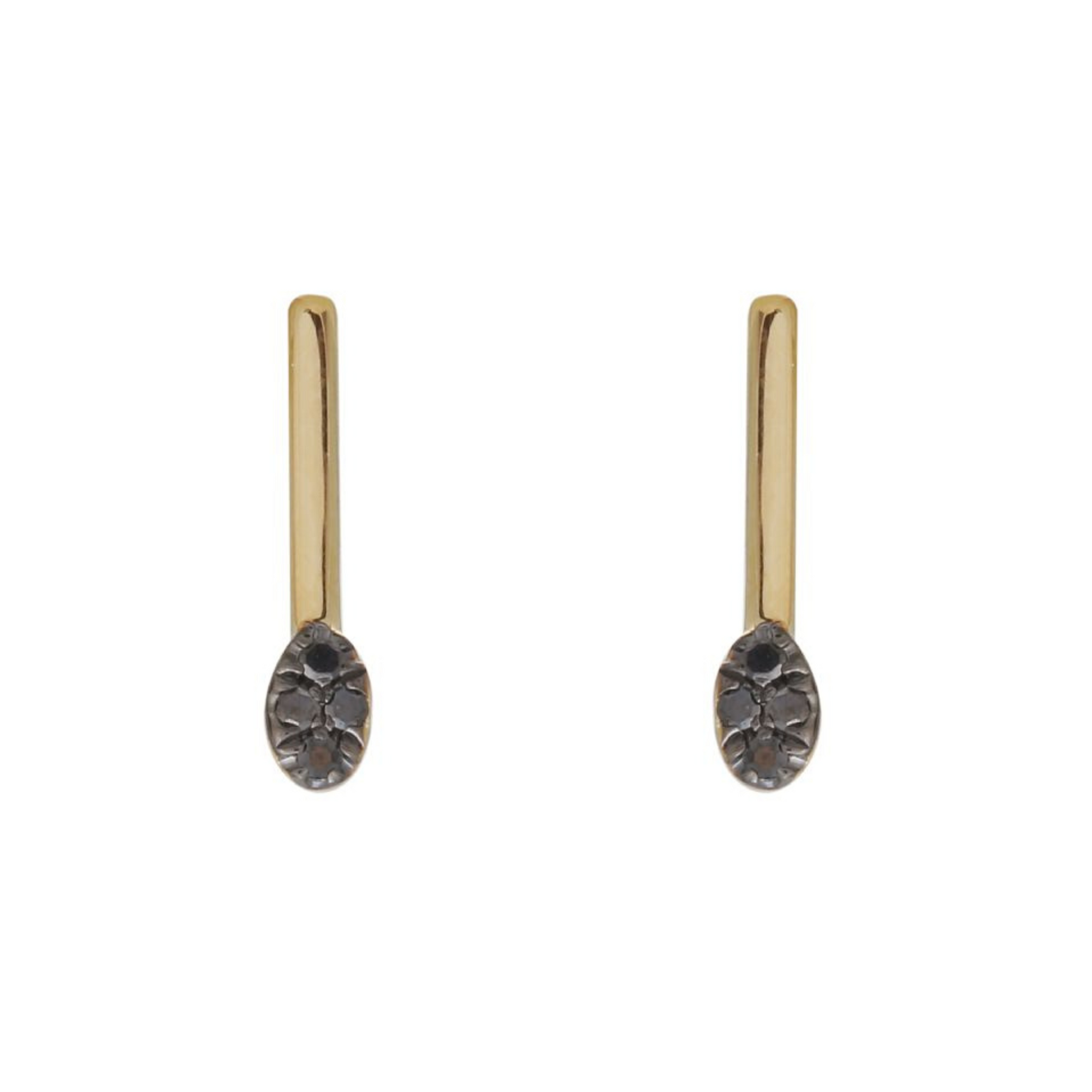 Match Stick Earrings.
