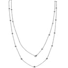 Extra Long Diamond Strand Necklace.