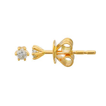 Petite Diamond Solitaire Studs.