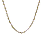 30 Inch Diamond Crown Prong Tennis Necklace.