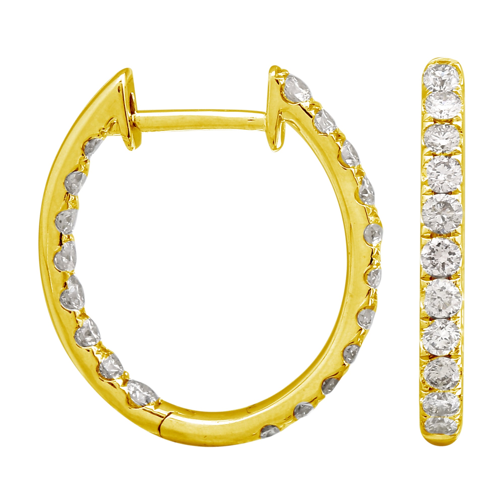 Diamond Hoops, 16mm.