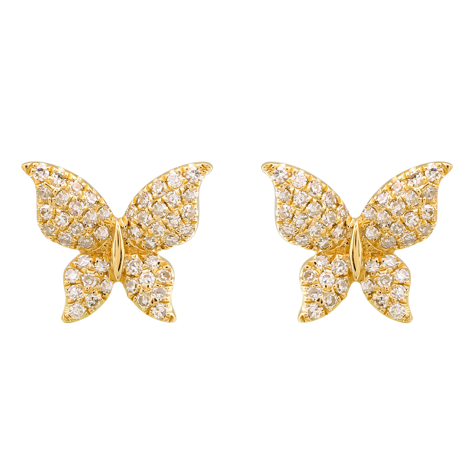 Floating Butterfly Studs.