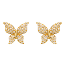 Floating Butterfly Studs.