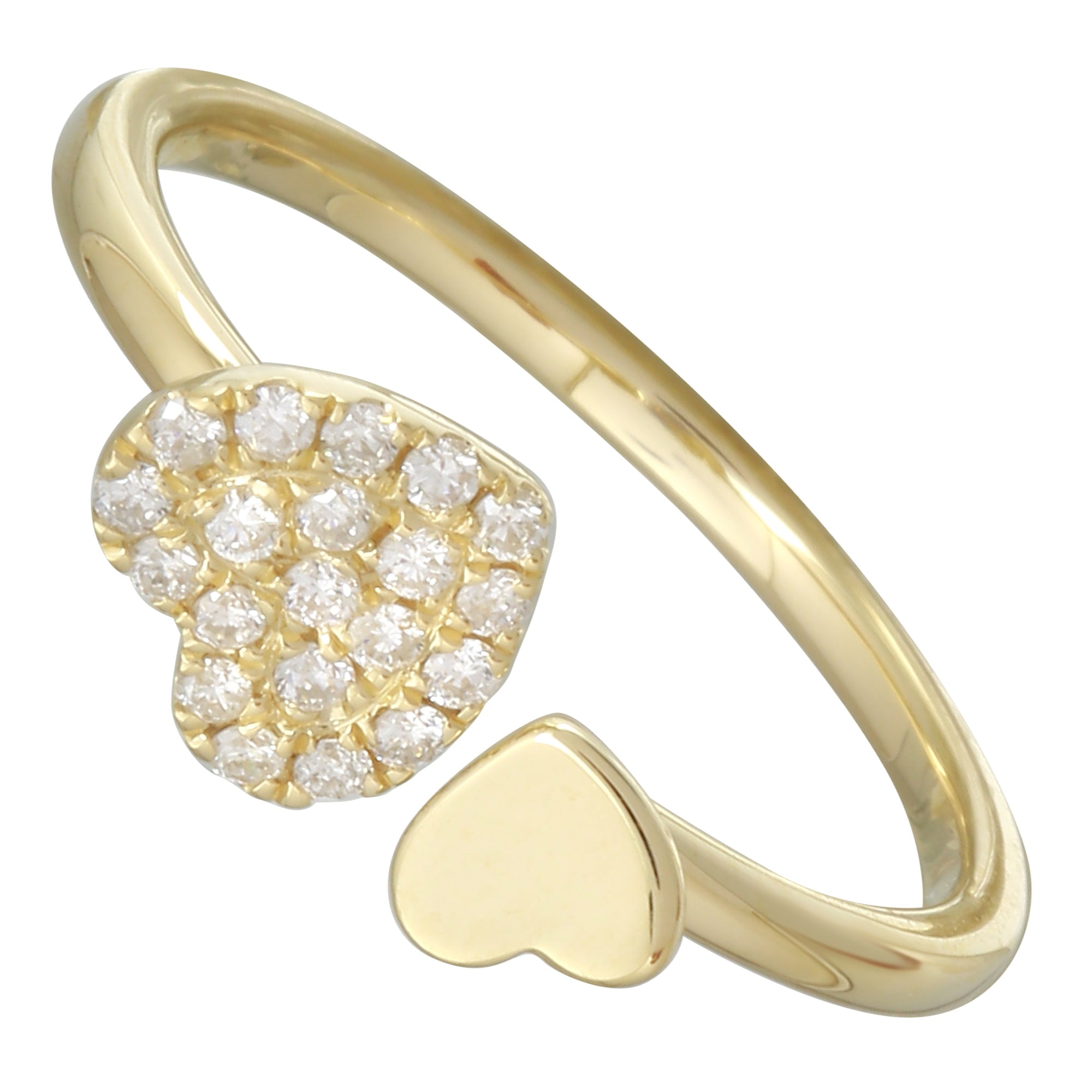 Open Hearts Stack Ring.