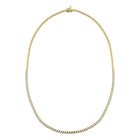 2 Carat Halfway 3-Prong Diamond Tennis Necklace.