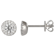 3/4 Carat Diamond Earrings.