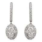Diamond Drop Hoops.
