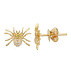 Yellow Spider Earrings.