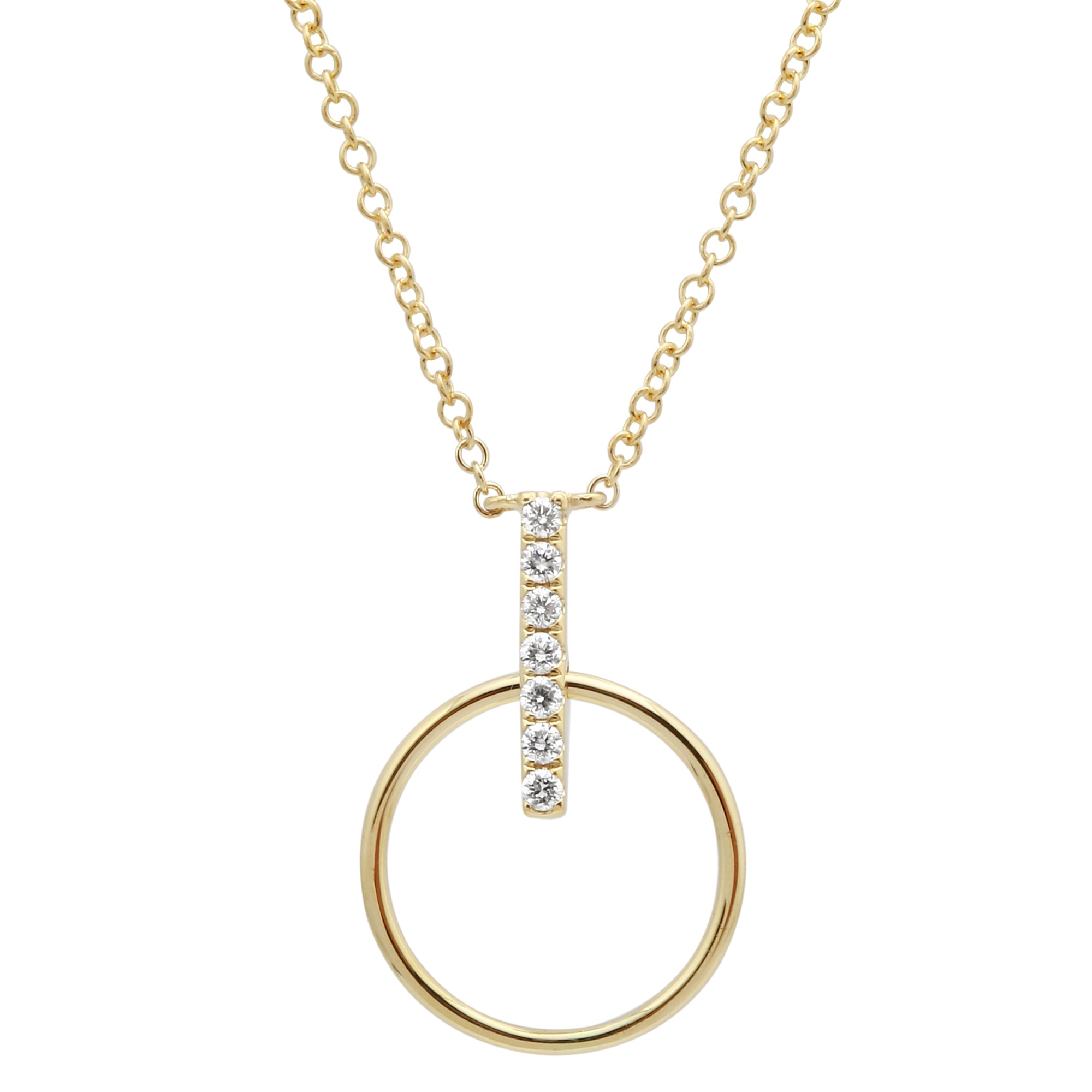 Circle Bar Pendant.