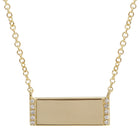 Engravable Bar Pendant.