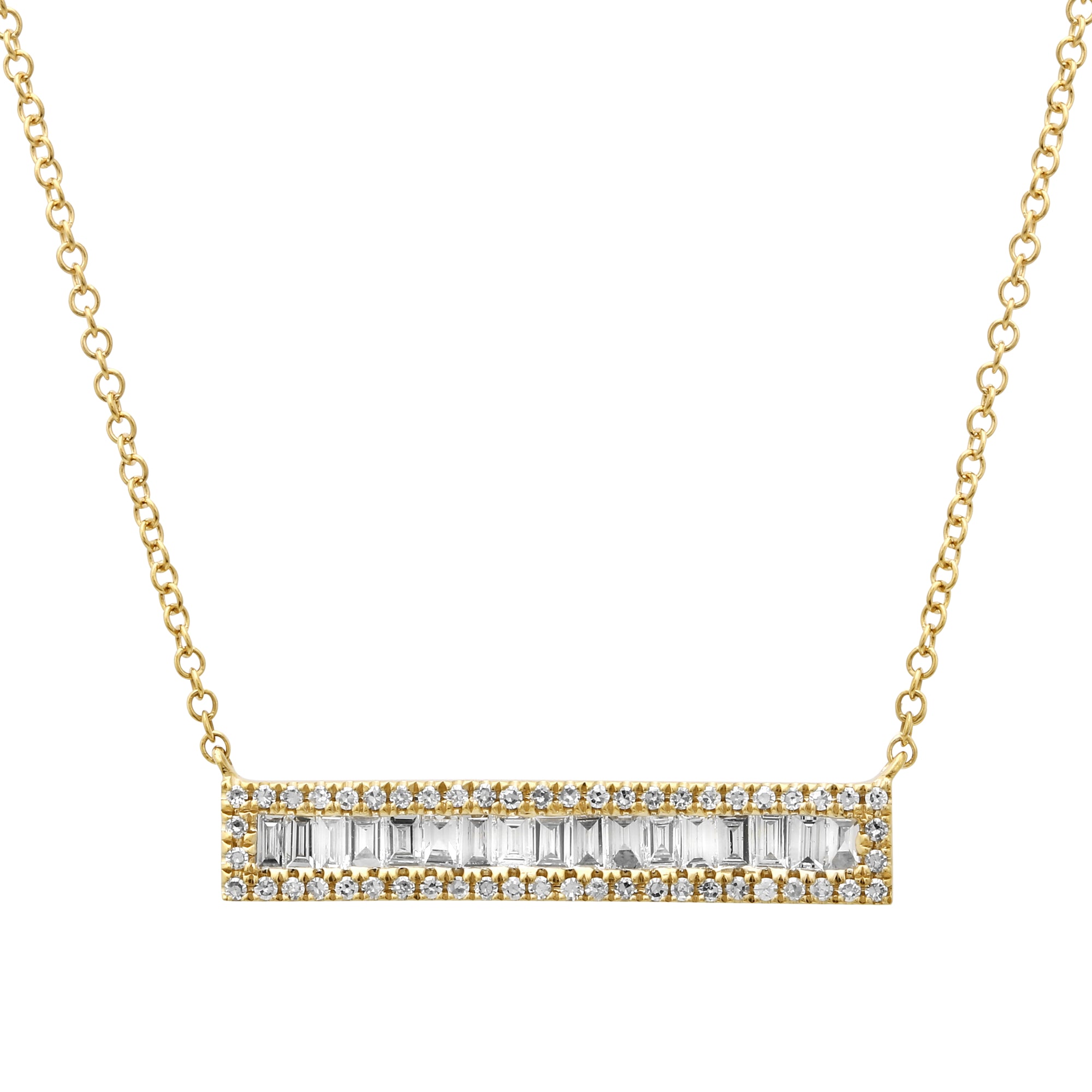 Baguette Bar Pendant.