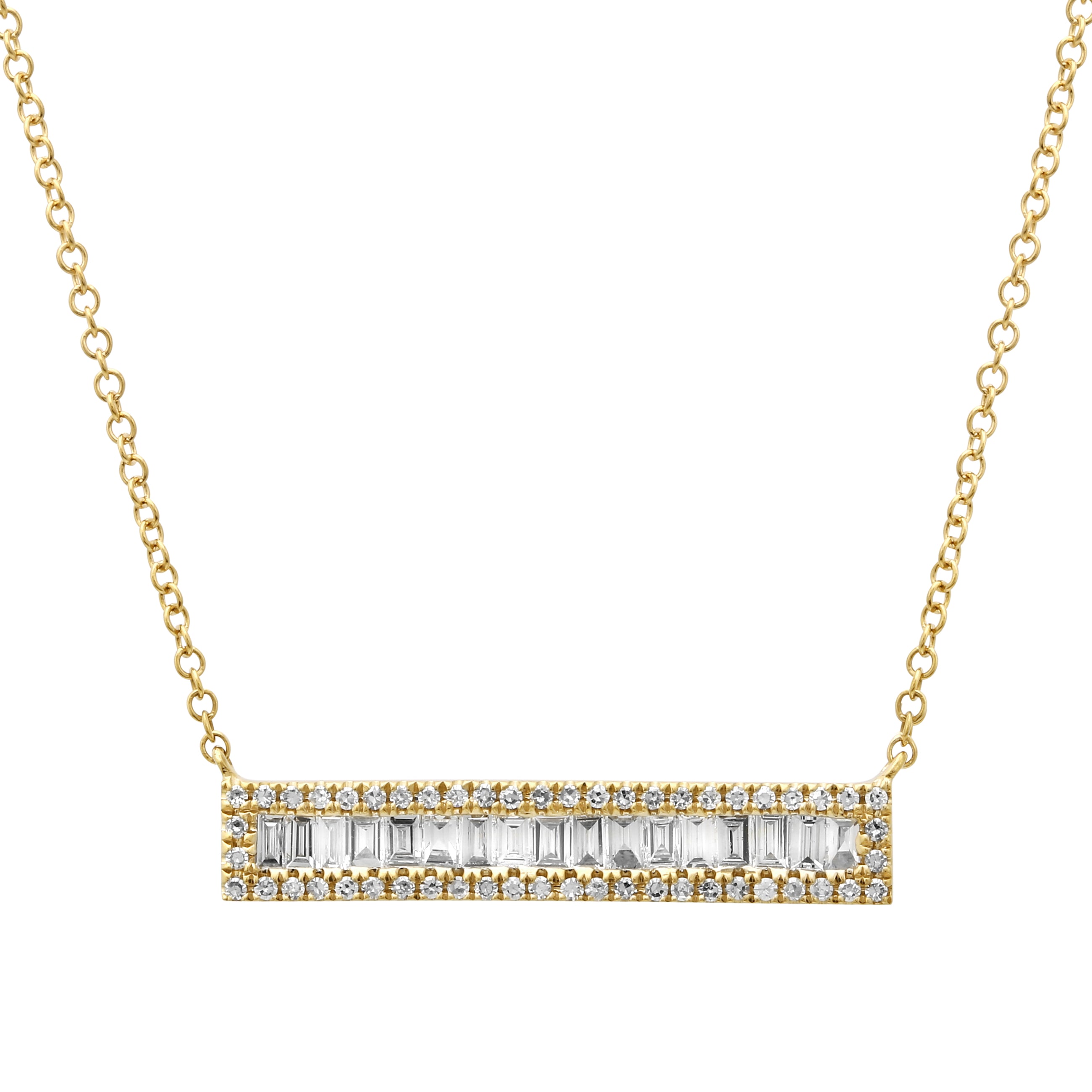 Baguette Bar Pendant.