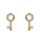 Key Stud Earrings.