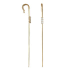 Line Wire Diamond Euro Threader Earring.