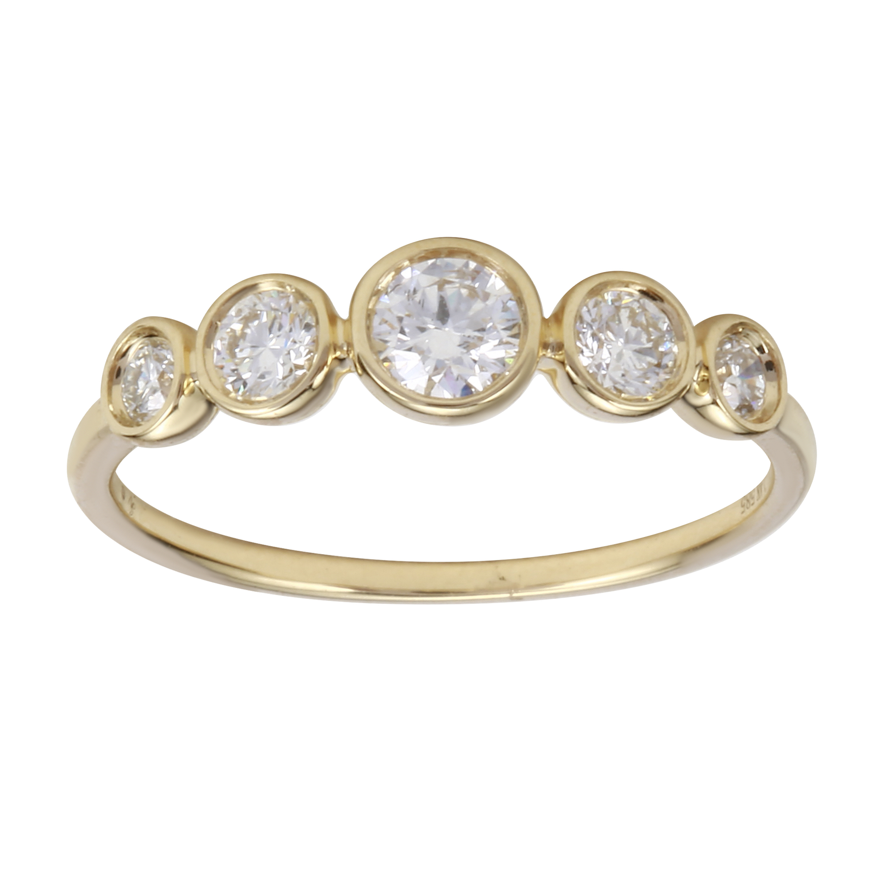 Lab Diamond Bezel Stack.
