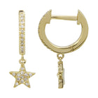 Star Dangle Hoops.