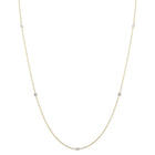 Drilled Diamond By-Yard Necklace.