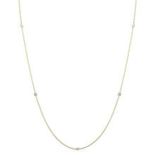 Drilled Diamond By-Yard Necklace.