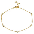 By-Yard Bezel Charm Link Bracelet.