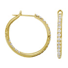 Big Lab Diamond Hoops.