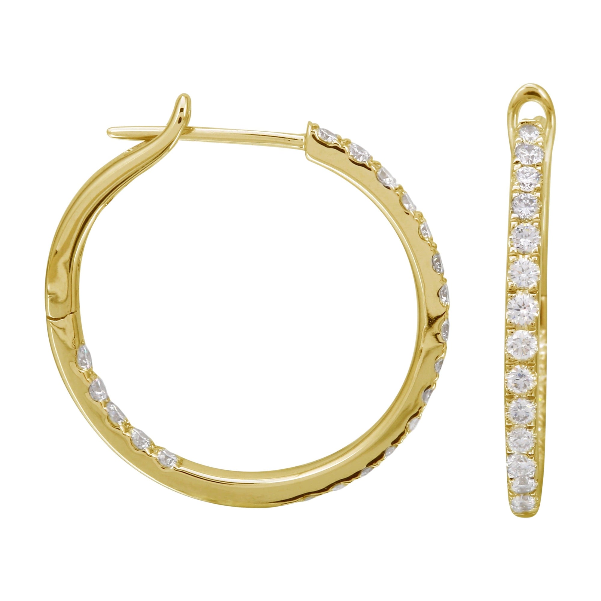 Big Lab Diamond Hoops.