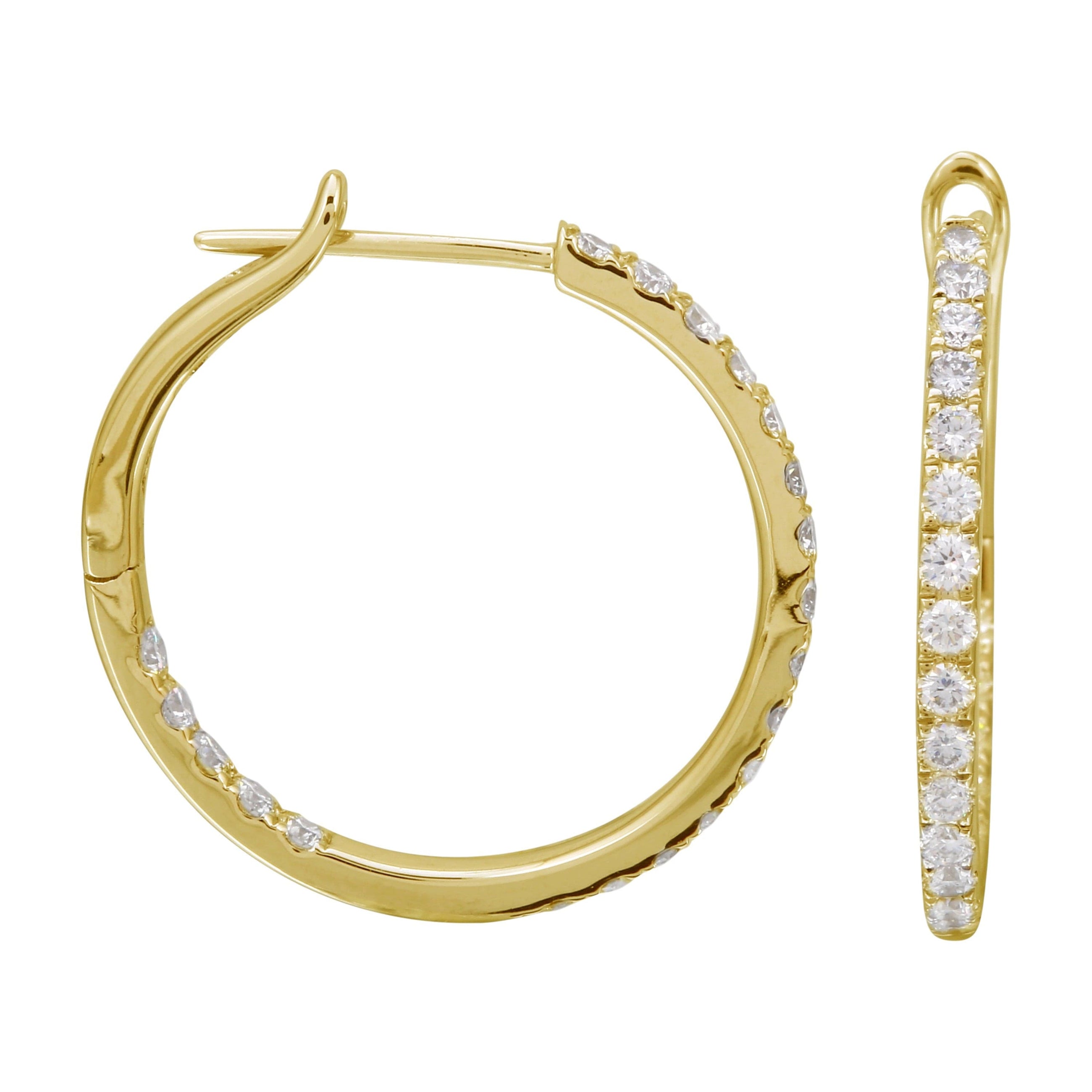 Big Lab Diamond Hoops.