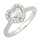 Heart Engagement Ring.