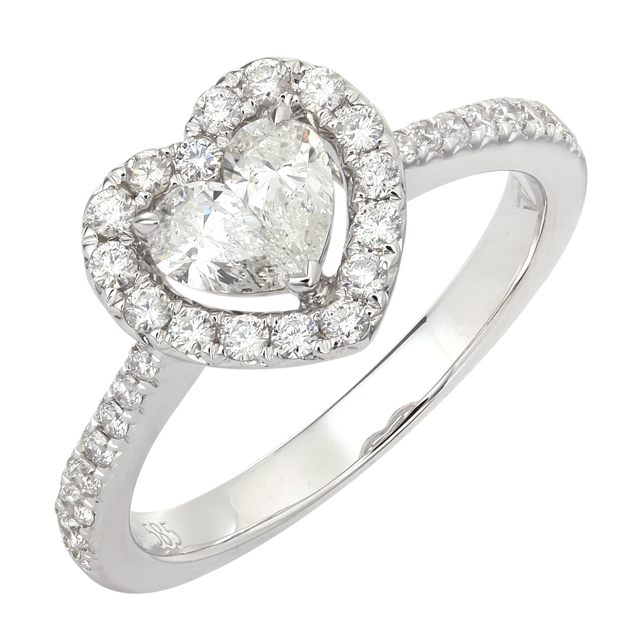 Heart Engagement Ring.
