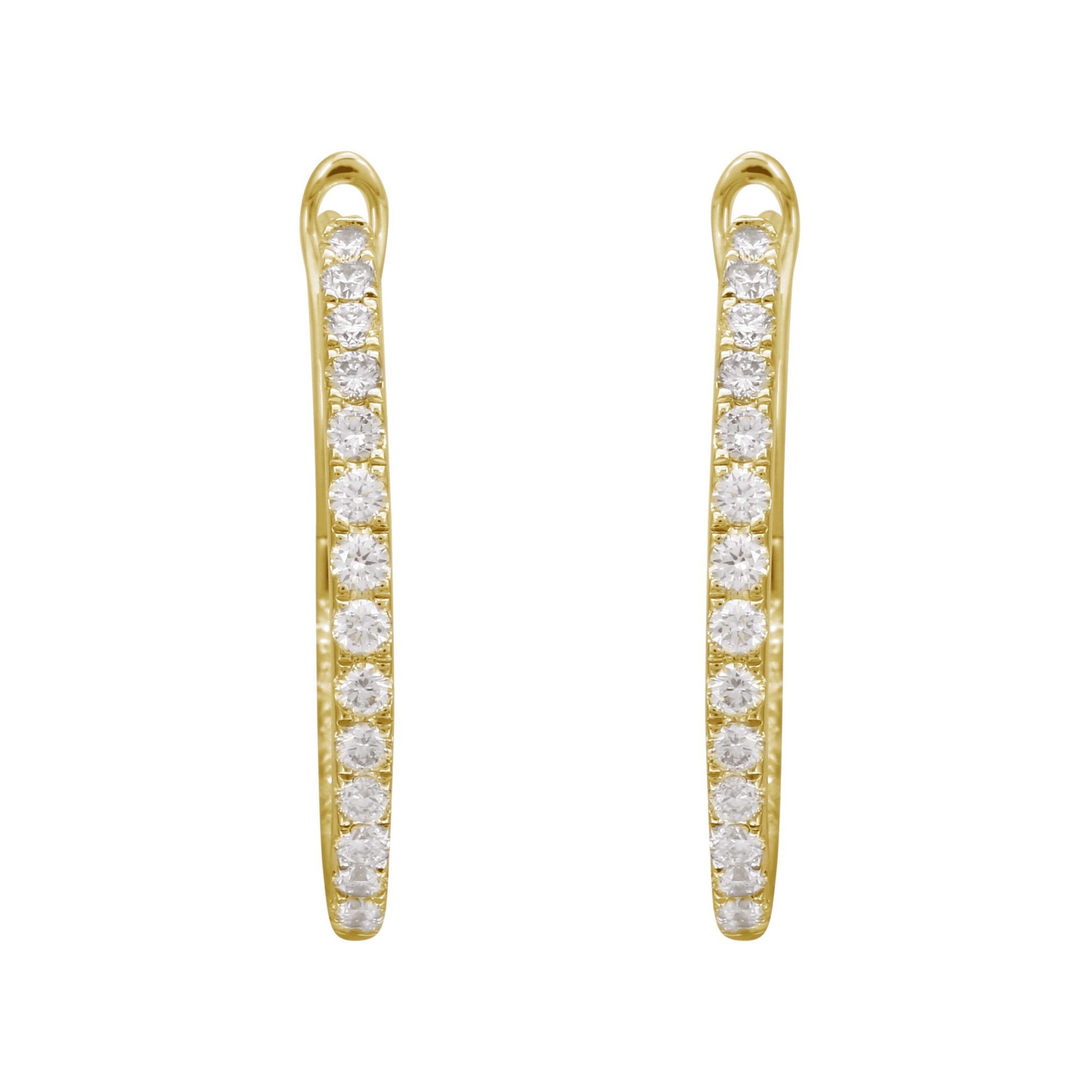 Big Lab Diamond Hoops.