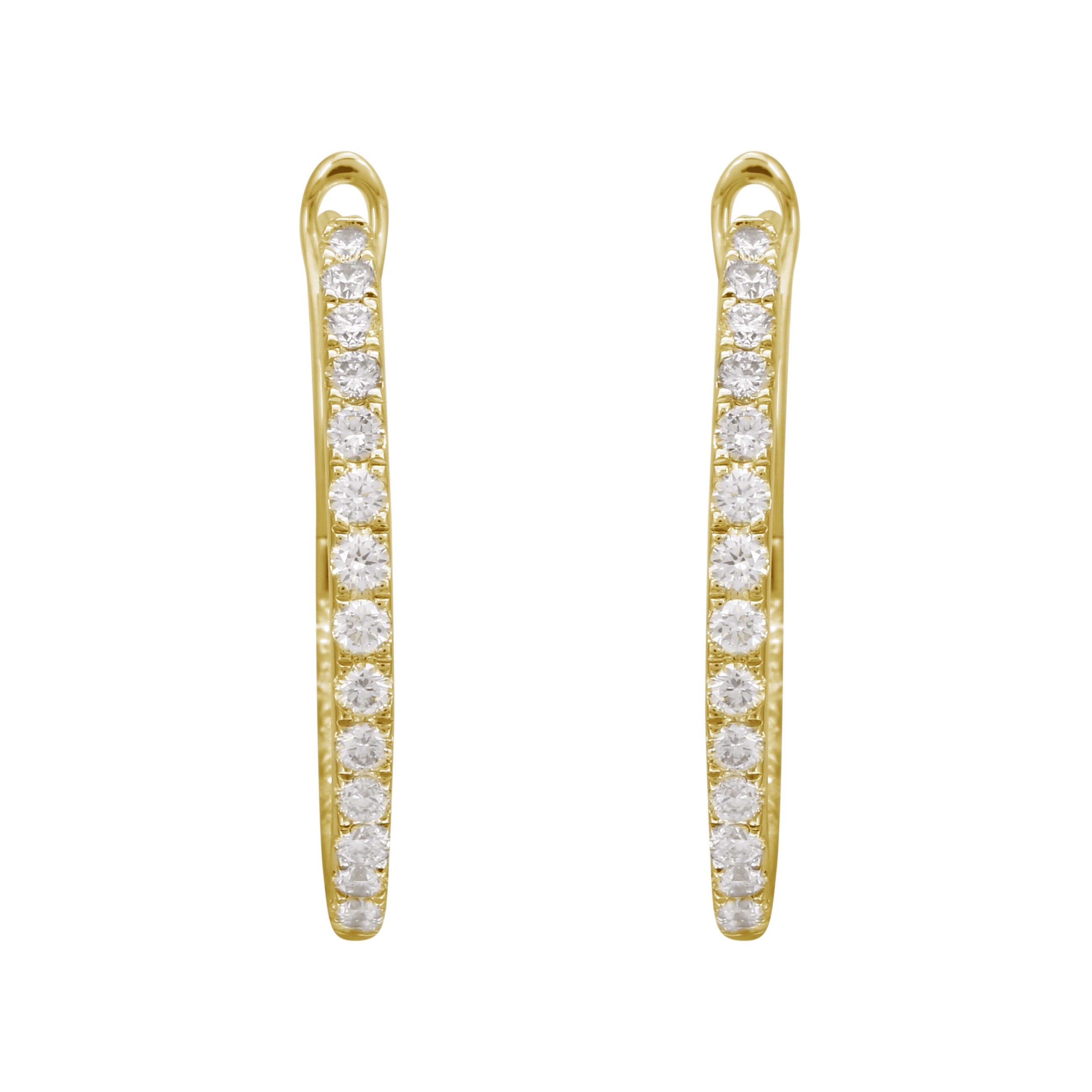 Big Lab Diamond Hoops.