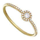 Diamond Halo Stack Ring.