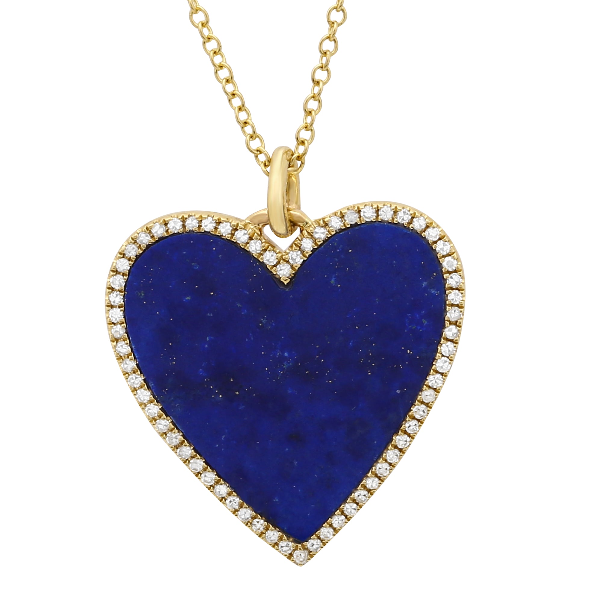 Diamond Turquoise Heart Pendant.